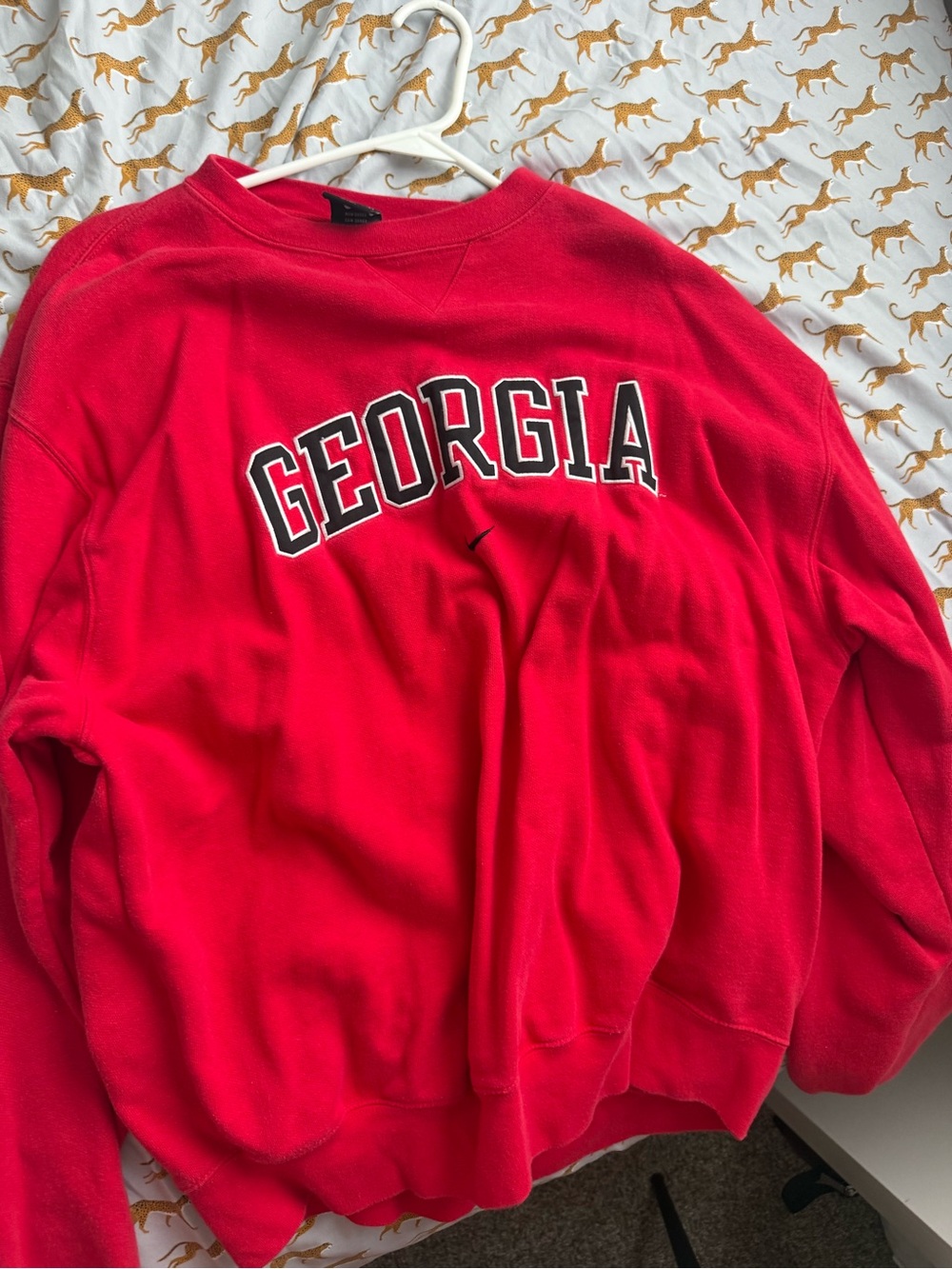 Georgia Nike Red Men's Crewneck Sweatshirt